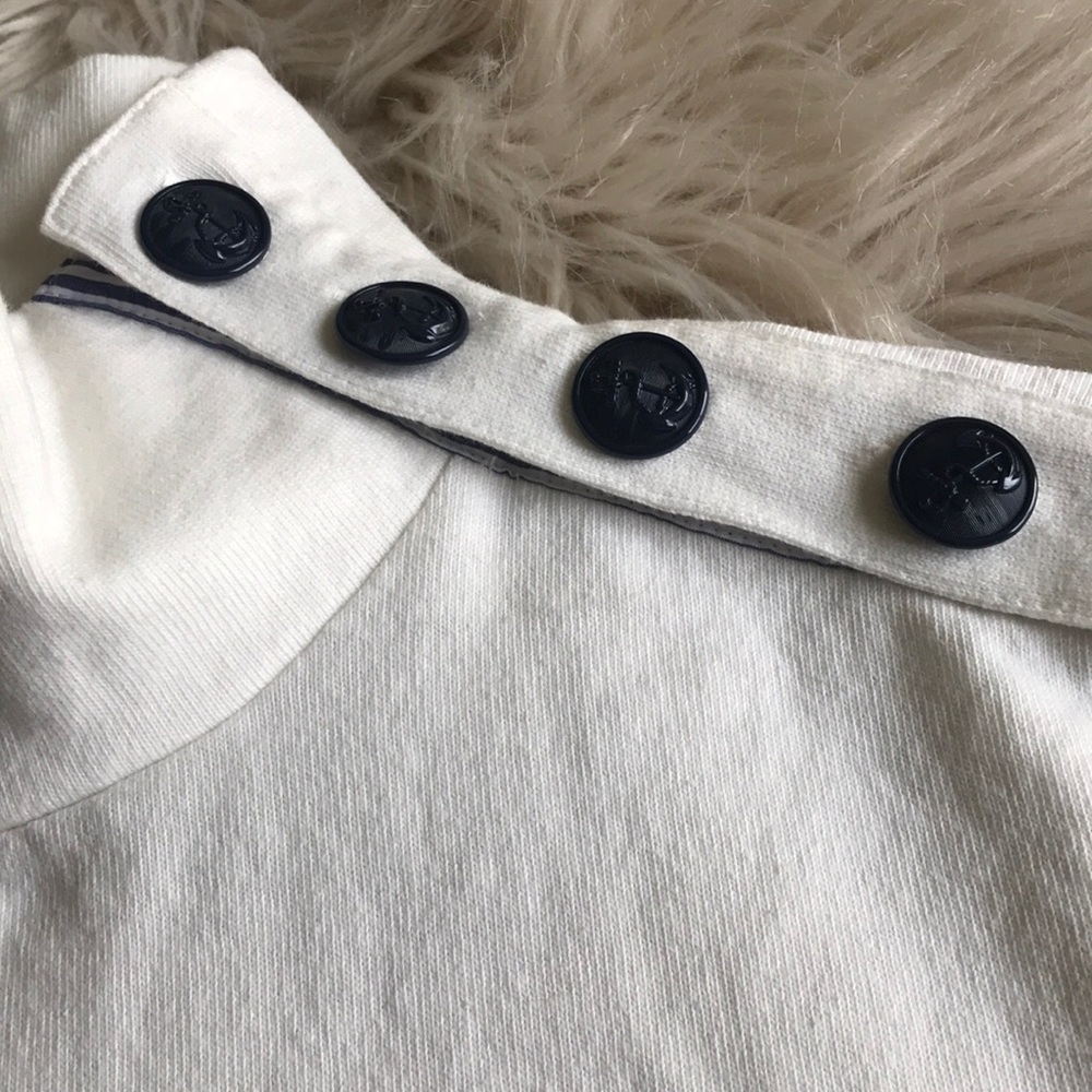 J. Crew Striped Mock Turtleneck - Picture 2 of 5